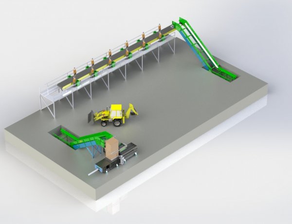 Завод по разделению мусора